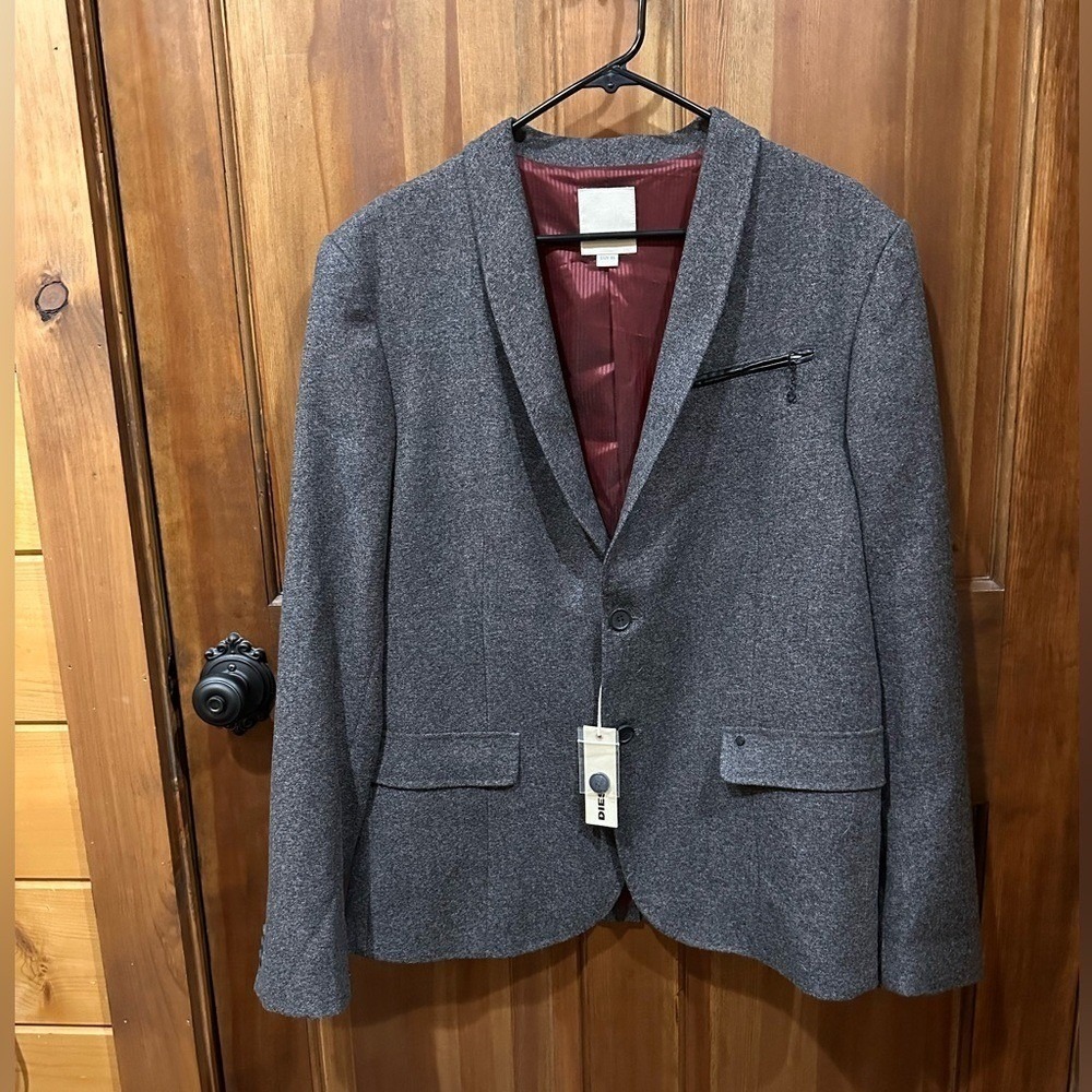 NWT‎ Men's DIESEL Blazer Sport Coat Jacket XL